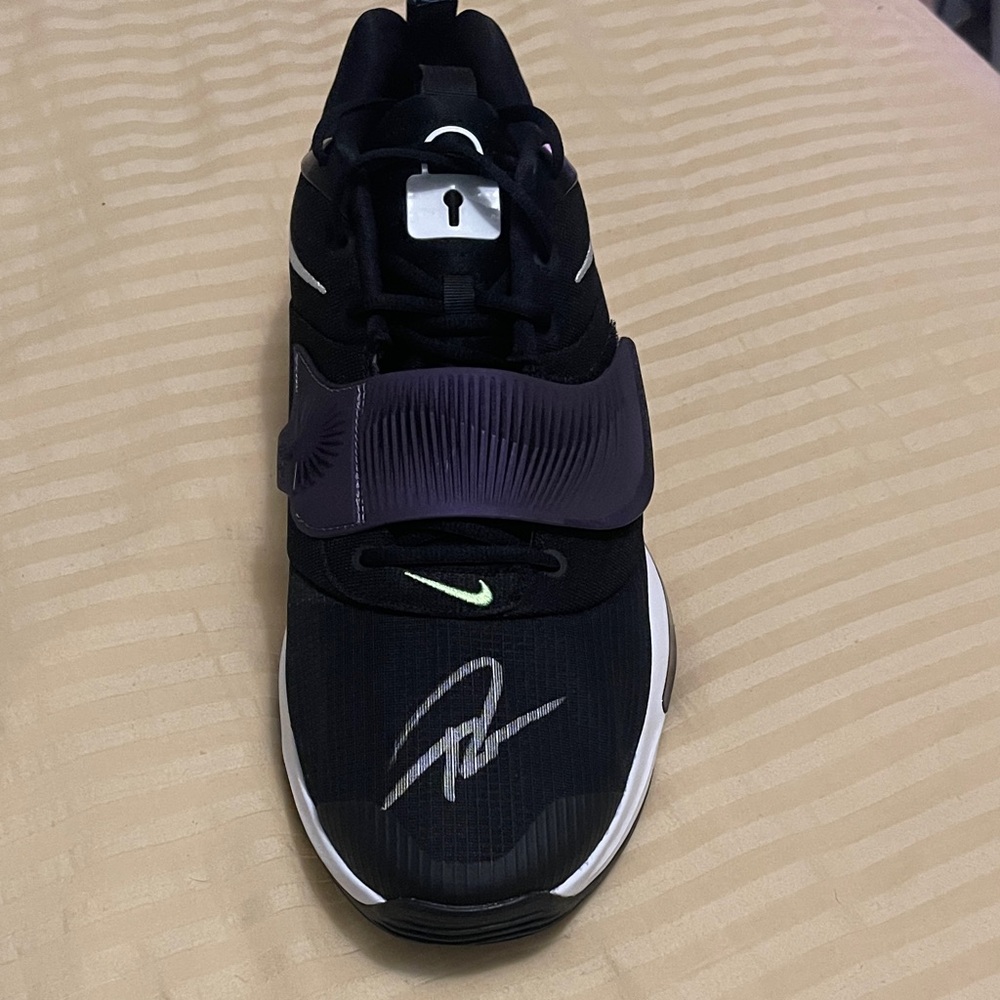 NEW Nike GIANNIS Antetokounmpo BECKETT WITNESSED Signature Holo auto ONE shoe